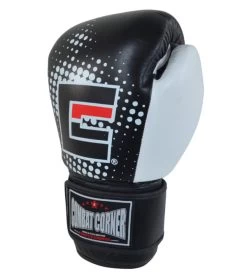 Combat Corner Supreme Thai Boxing Gloves Black -Sports-Boxing & Martial Arts supreme thai boxing gloves black 131