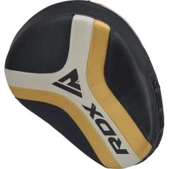 RDX SPORTS RDX T17 AURA PRO BOXING TRAINING CURVED PUNCH MITTS 18 RDX SPORTS RDX T17 AURA PRO BOXING TRAINING CURVED PUNCH MITTS -Sports-Boxing & Martial Arts t17 aura boxing pad golden 1 7
