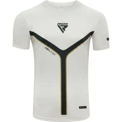 RDX SPORTS RDX T17 AURA SHORT SLEEVE WHITE T-SHIRT -Sports-Boxing & Martial Arts t17 aura short sleeve white t shirt 2 3