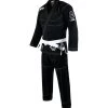 Combat Corner V5 BJJ GI – FREE WHITE BELT -Sports-Boxing & Martial Arts v5 BJJ GI BLACK ANGLE 2