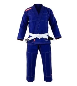 Combat Corner BJJ GI - Royal Blue V6 - FREE WHITE BELT -Sports-Boxing & Martial Arts v6 BJJ GI ROYAL BLUE FRONT 74283.1580410186