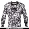 VENUM TECMO GRAPPLING RASHGUARD - BLACK/GREY -Sports-Boxing & Martial Arts vn rg 022