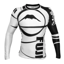 FUJI SPORTS FREESTYLE IBJJF RANKED RASHGUARD LONG SLEEVE -Sports-Boxing & Martial Arts whitefreestyleranked front