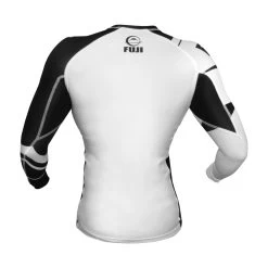 FUJI SPORTS FREESTYLE IBJJF RANKED RASHGUARD LONG SLEEVE -Sports-Boxing & Martial Arts whitefreestylerankedback